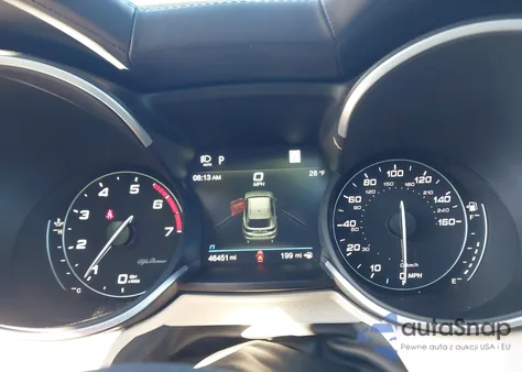 2021 Alfa Romeo Stelvio Ti Sport Awd from USA, damaged, VIN ZASPAKBN9M7D02259